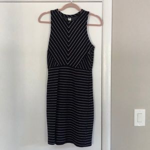 Striped dark navy dress from old navy